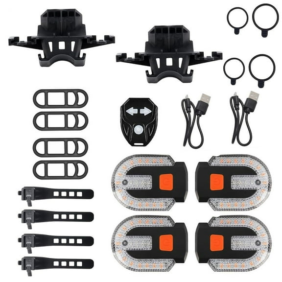 Rechargeable Bicycles Tail Light Signals Waterproofed Bicycles Rear Light for Various Weather Use