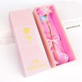 thumbnail image 3 of Beferr Regalos para el día de San Valentín para ella, regalos para mujer, rosa galaxia, flor de cristal encantada, regalo con base en forma de corazón, regalos únicos de cumpleaños de San Valentín par, 3 of 7