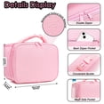 thumbnail image 4 of Lunch Box for Kids Boys Girls Men Women, Insulated Lunch Bag with Buckle Handle for School Work Picnic Travel, Reusable Leakproof Lunchbox Cooler - Pink, 4 of 8