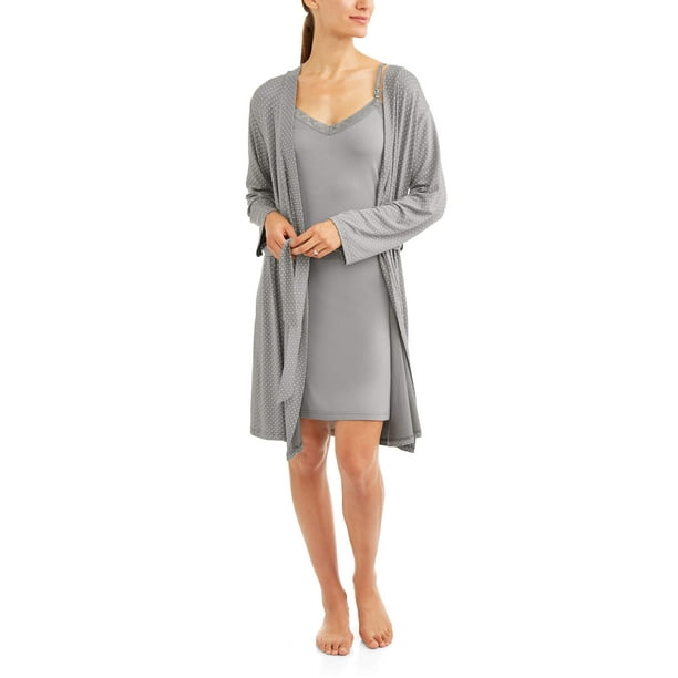 plus size nursing gown and robe set
