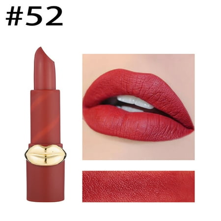 Charming Lipstick - MISS ROSE Women Matte Lip Shape Lipstick Moisturizer Smooth Lipstick Long Lasting Charming Lip Makeup Beauty Cosmetics