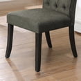 thumbnail image 6 of Furniture of America Landon Fabric Side Chair in Gray and Black (Set of 2), 6 of 8
