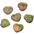 thumbnail image 2 of Decoración del hogar, decoración de habitaciones, decoración de paredes, piedra de ágata de cristal natural de 20 mm, adorno pequeño en forma de corazón sin agujeros, piedra desnuda, decoración DIY, p, 2 of 2