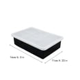 thumbnail image 3 of Square Ice Mold Tray With Lid, Silicone Ice Mold Tray, Whiskey Square Ice Mold, Stackable With Lid Ice Mold Tray, Easy To Release (1PC)., 3 of 6