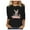 Black, variant on Alun Fashion Leopard Bunny Easter's Day T Shirts for Women Crewneck 3/4 Sleeve Casual Tops Cute Rabbit Graphic Easter Gift Tees Soft Comfortable Spring Outfit White XL