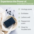 thumbnail image 2 of Jabón facial en barra Beauty by Earth Peppermint Tea Tree Charcoal, 2 of 8