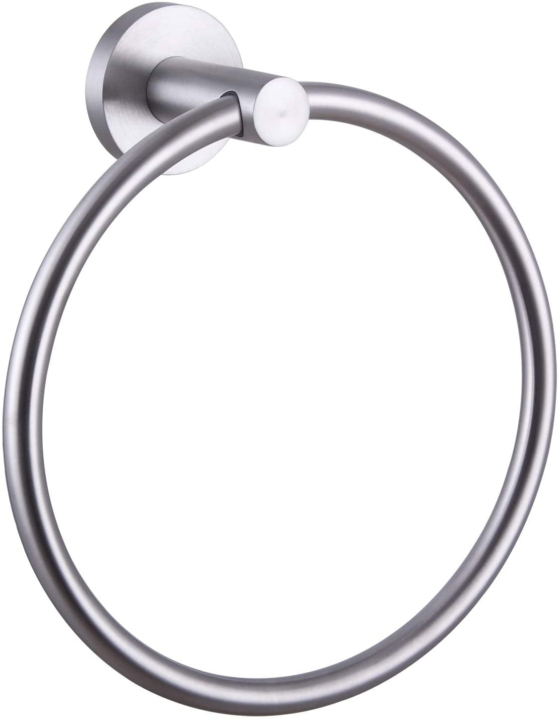 Brushed Nickel Circle Towel Ring, 304 Stainless Steel Bath Towel Holder