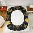 thumbnail image 5 of Feelyou Hippie Bear Teens Twin Sheet Sets, Yellow Damask Aztec Bedding, 3pcs, 5 of 7