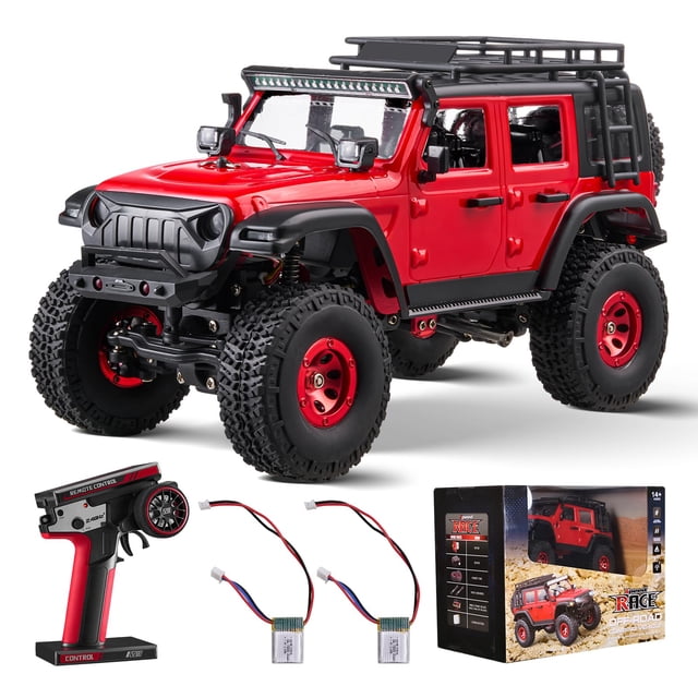 Camión todoterreno RC VEVOR Crawler a escala 1/24 Rock Crawler 4WD