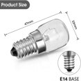 thumbnail image 2 of 300°C Heat Resistant, Dimmable, 2700K Warm White Light 25W E14 Base Oven Lamp, 2 of 6