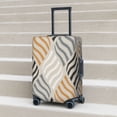 thumbnail image 2 of Lsque Geometric Printed Luggage Cover, Travel Luggage Protector,Scratch and Dirt Resistant, Fits 18-32 Inch Luggage - Large, 2 of 9
