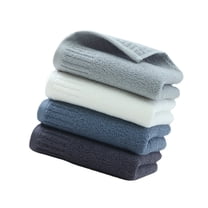WEUVEB Set of 4 Thick Cotton Bath Towels, Soft, Absorbent, Breathable, Assorted Colors for Bathroom and Home Use