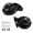 Black, variant on Super Loud Train Horns, Car Waterproof Durable Air Electric Snail Horn, 12V Raging Sound Air Horns Replacement Kit, Automotive Accessories Universal for Car, Motorcycle, Truck, Bike, Boat (Black)