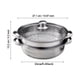 thumbnail image 2 of Ollas de vapor wileqep para cocinar, 2 piezas, olla de vapor de acero inoxidable, cesta para cocinar al vapor de verduras, utensilios de cocina, olla de vapor para baño maría, 2 of 8