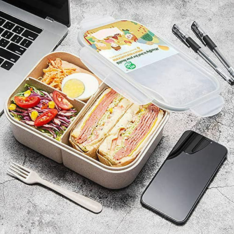 BPA-Free and Food Safe Bento Boxes Adults Lunch Box Kids Leak Proof Wheat  Straw Lunch Box - China Food Container and Plastic Box price