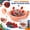 color A, variant on Self Spinning Berry Bowl 360 Degree Vortex Handmade Ceramic Fruit Washing Spinner Bowl Colander with Strainer Holes for Berries Vegetables Kitchen