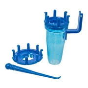 Plastic Mini Knitter with Hook - 4 Pieces - 2 Loom Sizes - Illustrated Instructions for Easily Knitting