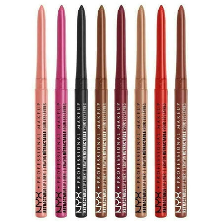 NYX Professional Makeup Retractable Lip Liner, Long-lasting Mechanical lip pencil, Pretty In Pink