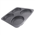 thumbnail image 2 of Molde para Panecillos para Hamburguesas, Molde para Hamburguesas Acero Carbono Antiadherente 5 Pulgadas, Molde para Hornear Grande 4 Tazas para Panecillos Hamburguesas Caseros, 2 of 5