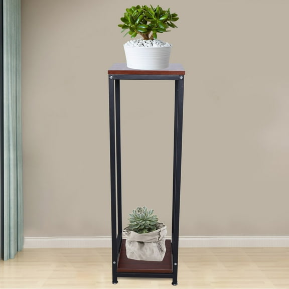 40.16 inch Metal Potted Plant Stand Tall Pedestal Indoor/Outdoor Yard Flower Pot Holder Plant Rack Greenhouses Farmland