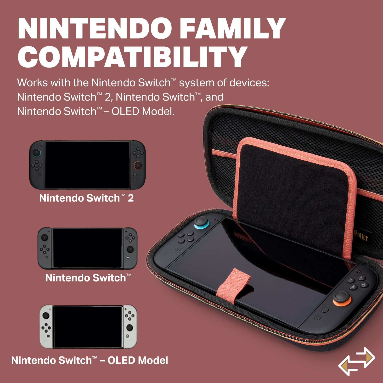 PowerA Protection Case for Nintendo Switch 2 - Gryffindor