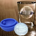 thumbnail image 2 of Molde de silicona para cubitos de hielo Death, paquete de 6 moldes de silicona de Star Wars para hacer bolas de hielo grandes para whisky, bourbon y cola (6), 2 of 5