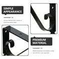 thumbnail image 5 of Raindrops 4 Sets  Metal Wall Floating Triangle Shelf Brackets Hanger Bracket Wall Mounted Shelf Support for Floating Wood Shelves, 5 of 8