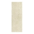 thumbnail image 3 of Unique Loom Comfort Solid Shag Collection Area Rug - Solace (2' x 6' Runner Pure Ivory), 3 of 7