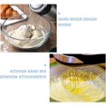 thumbnail image 4 of MEISO 3Pcs Whisk Attachment, Food-Grade Stainless Steel Hand Mixer Attachments, Replacement Beaters of Dough Hook and Whisk for KitchenAid & Hand Mixer Hand Mixer Dough Hook, 4 of 7