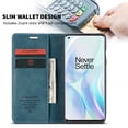 thumbnail image 3 of Dteck Wallet Case For OnePlus 8 Pro, Premium PU Leather Wallet case Magnetic Flip Folio [Kickstand Feature] with ID & Credit Card Pockets, Blue, 3 of 6