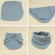 thumbnail image 4 of 3-Piece Dual-use Purple Cotton Triangular Towel 4-Layer Soft Cotton Absorbent Baby Saliva Towel Baby Bib, 4 of 5
