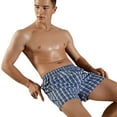 thumbnail image 4 of Sonducket Ropa interior para hombre, bóxer tejido, pantalones cortos para hombre, ropa interior suelta, suavidad, flexible al tacto, comodidad, Type2 NO2, 4 of 6