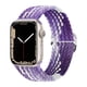 thumbnail image 1 of Adecuado para Apple Apple iwatch Correa de reloj plana para hebilla deslizante tejida de nailon arcoíris Correa elástica universal, 1 of 5
