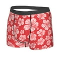 thumbnail image 2 of Disketp Red Hibiscus Flower Men'S Boxer Briefs,Soft And Breathable Cotton Underwear With Comfortflex Waistband, 2 of 9