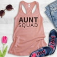 thumbnail image 2 of Aunt Squad Tank Top, Ladies Racerback Tank Top, Aunt Tank, Funny Tank, Cute Aunt Gift, Gift For Auntie, Desert Pink, Small, 2 of 3