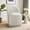 Chenille-Light Sand, variant on UIXE 360° Swivel Barrel Accent Chair, Chenille Upholstered Kitchen Dining Room Chair, Makeup Vanity Side Chair for Bedroom Living Room - Gray
