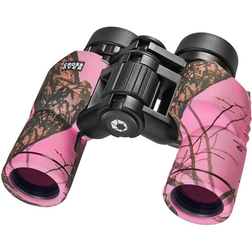 AB11434 Barska 8x30 WP Crossover Pink Camo Binoculars 