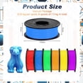 thumbnail image 2 of Filamento para impresora 3D Pangda 1.75 mm PLA multicolor 1.5 kg, 2 of 6