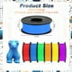 thumbnail image 2 of Filamento para impresora 3D Pangda 1.75 mm PLA multicolor 1.5 kg, 2 of 6