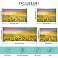 thumbnail image 3 of Golden Sunflower Plush Pillow Case, Zippered Bed Pillow Pillowcases, Super Soft and Cozy Pillowcase Covers for Sleep Decor Giftsation - King Size 20x40in, 3 of 7