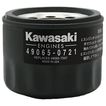 Kawasaki 49065-0721 Motor Spin-On Oil Filter, 3.52 oz