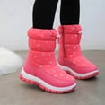 thumbnail image 5 of Chenyee Childrens Winter Fleece Childrens Boots Flat Splashing Fleece Warm Short Tube Snow Boots, 5 of 8