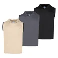 thumbnail image 1 of 3 Playeras Deportivas Para Hombre Sin Mangas Con Gorro Gym, 1 of 8
