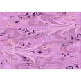 thumbnail image 1 of Ahgly Company Machine Washable Indoor Rectangle Transitional Violet Purple Area Rugs, 5' x 7', 1 of 7