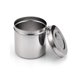 thumbnail image 4 of Tarro de almacenamiento de alimentos sellado de acero inoxidable 304, contenedor portátil para granos de té y café, fácil para viajar al aire libre y acampar-12cm, 4 of 5