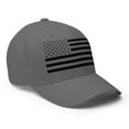 thumbnail image 4 of American Flag Hat - Structured Twill Cap (Grey, L/XL), 4 of 6
