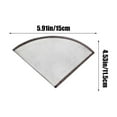thumbnail image 3 of cuyhtdup Coffee Filter Coffee Metal Filter Bag Fine Portable Stainless Steel Hand Punch No Filter Paper Filter Drip Repeatable Filter, 3 of 6