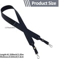 thumbnail image 2 of Leather Handbag Shoulder Strap Replacement Adjustable Short Purse Straps with Alloy Clasps for DIY Clutch Bag diy, 2 of 9