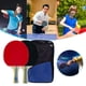 thumbnail image 4 of 1 Par Raquetas Tenis Mesa Paletas Ping Pong Goma Con (mango Corto), 4 of 9