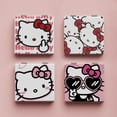 thumbnail image 4 of Sanrio Hello Kitty-Espejo de doble cara Kawaii, bonito Kuromi My Melody, dibujos animados, portátil, plegable, para estudiantes, maquillaje, regalos para niñas, 4 of 4
